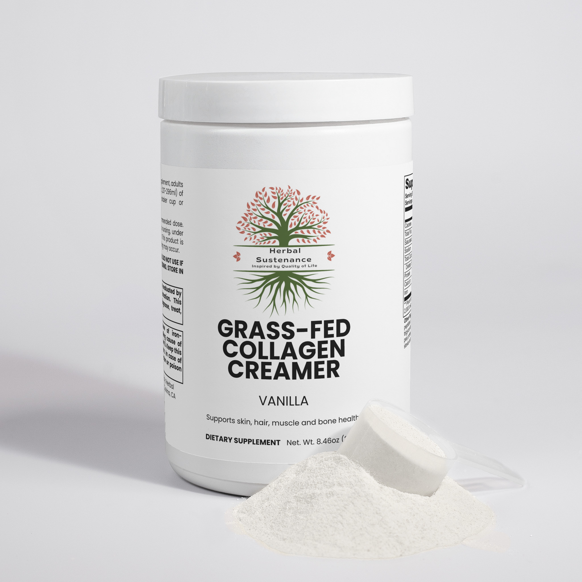Grass-Fed Collagen Creamer (Vanilla)