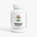 Prostate Support supplement bottle with natural ingredients and Non-GMO label