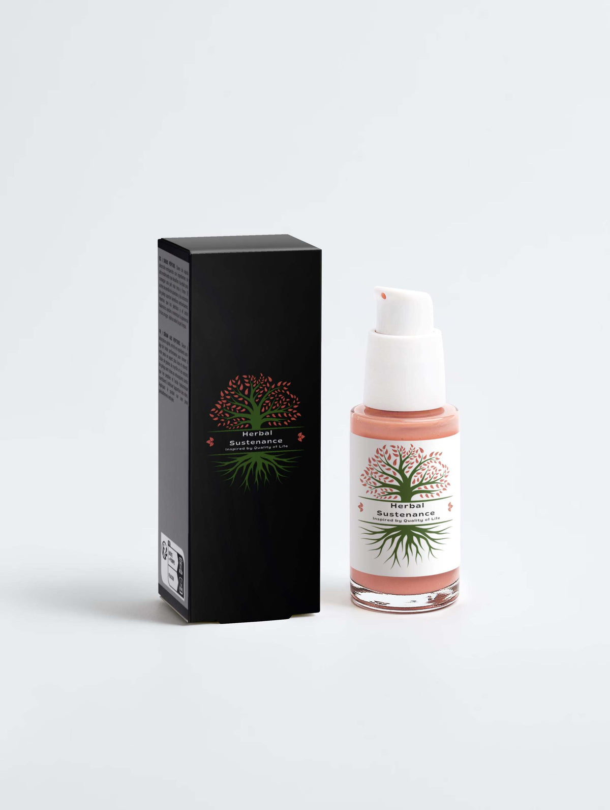 Peptide Anti-Aging Serum bottle with white and transparent packaging for skin smoothing and wrinkle reduction