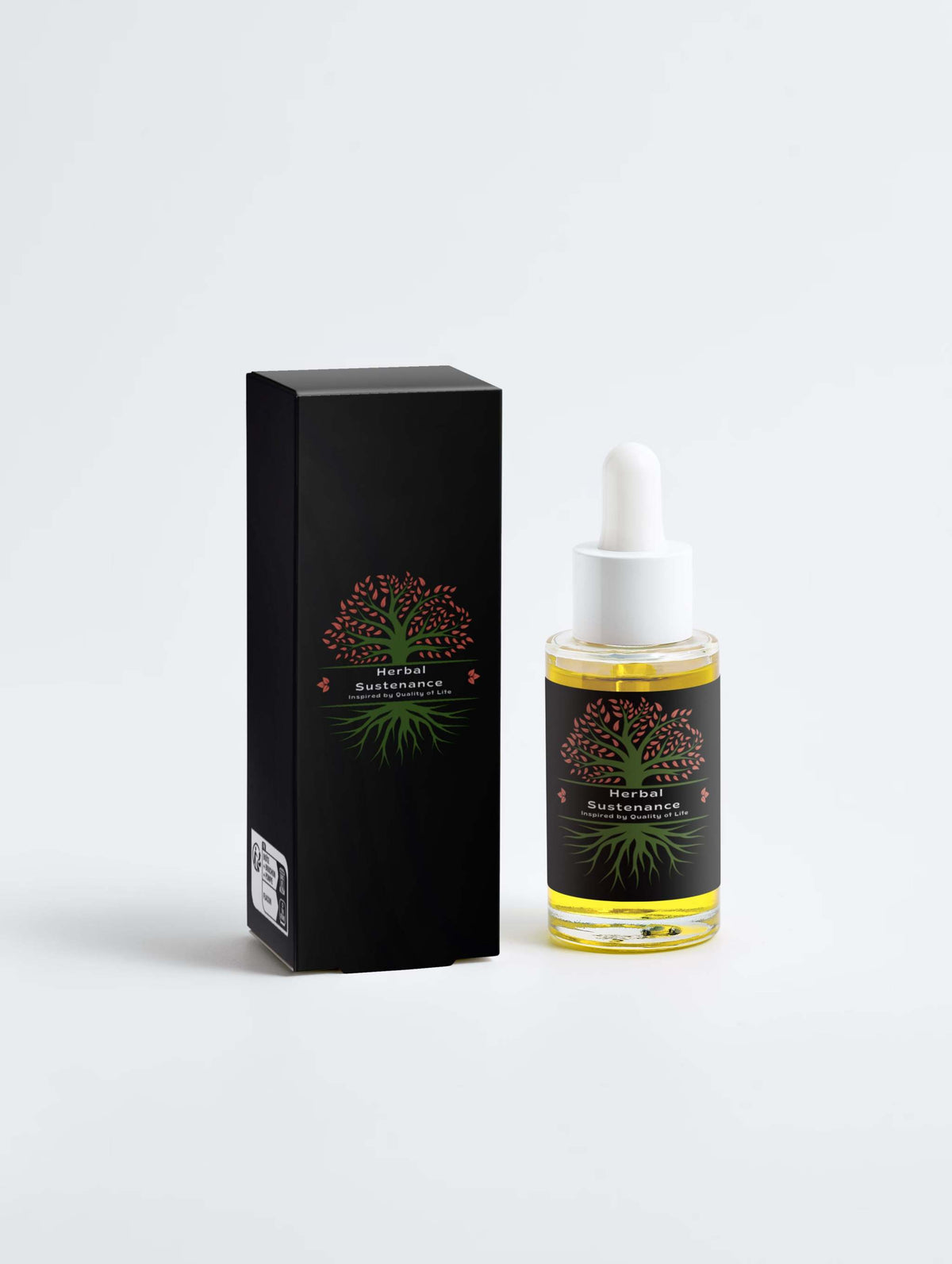 Natural Retinol Alternative Oil Serum with Bakuchiol and Rosehip Seed Oil for radiant, anti-age skincare